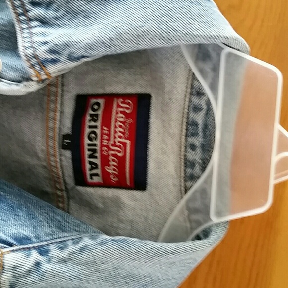 Genuine Road Rags Jean Jacket sz L - Picture 3 of 8